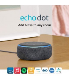 Amazon Echo Dot (3rd Gen) Smart speaker with Alexa - Charcoal Fabric